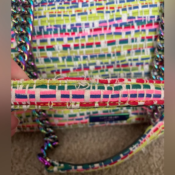 Kurt Geiger Tweed Rainbow Handbag - Picture 6 of 13